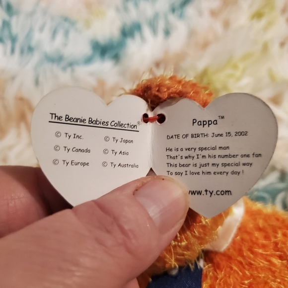 𝅺TY Beanie Baby: Pappa the Bear - Picture 3 of 5